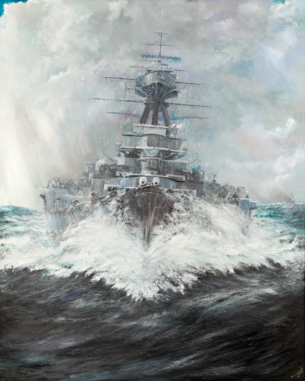 HMS Hood - Vincent Alexander Booth