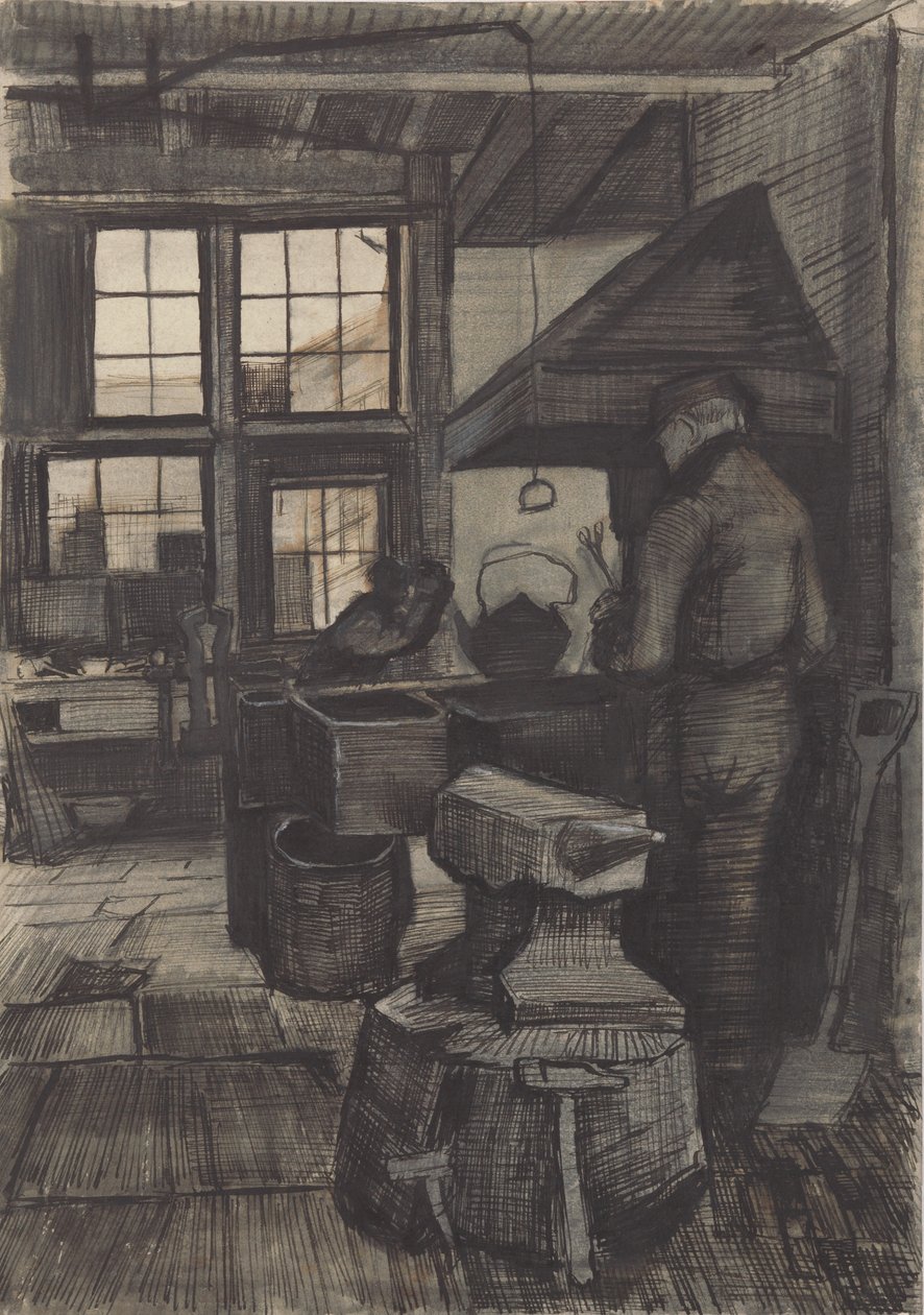 Forge, 1882 - Vincent van Gogh