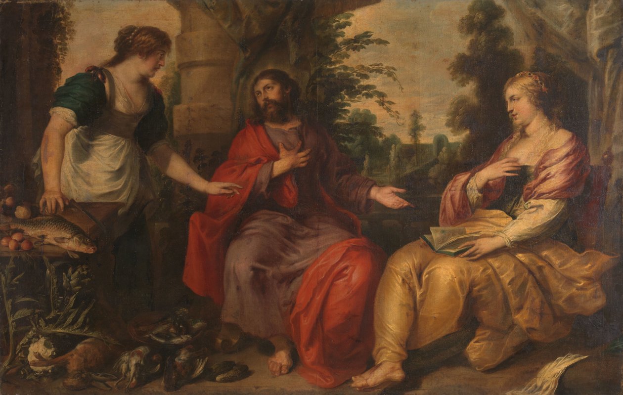 Christ avec Marthe et Marie - Vincent Malò (I)