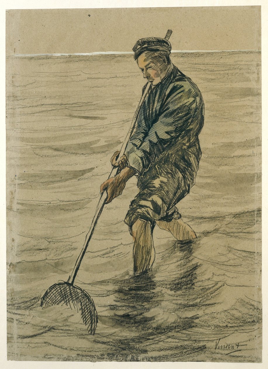 Pêcheur de coquillages - Vincent van Gogh (possibly)