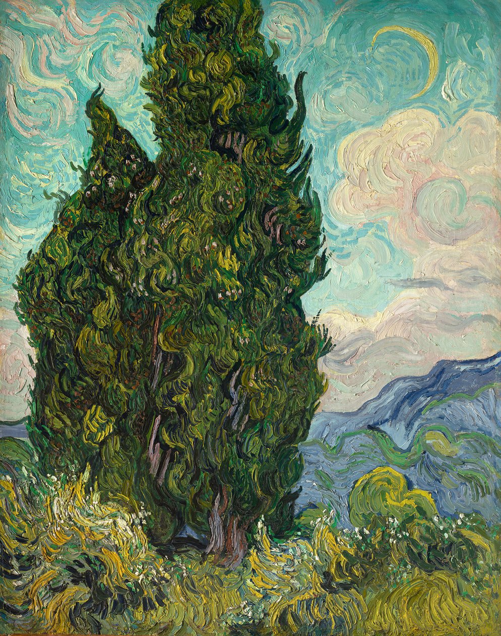 Cyprès, 1889 - Vincent van Gogh