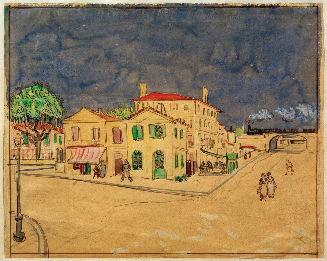 La maison jaune - Vincent van Gogh