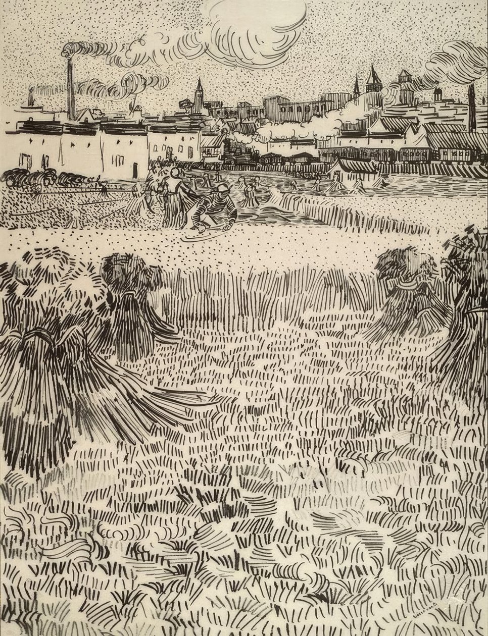 La moisson - Vincent van Gogh