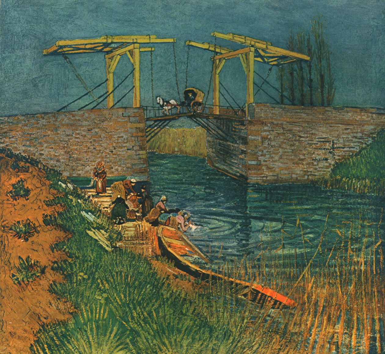 Pont-levis à Arles, avril 1888, 1947 - Vincent van Gogh