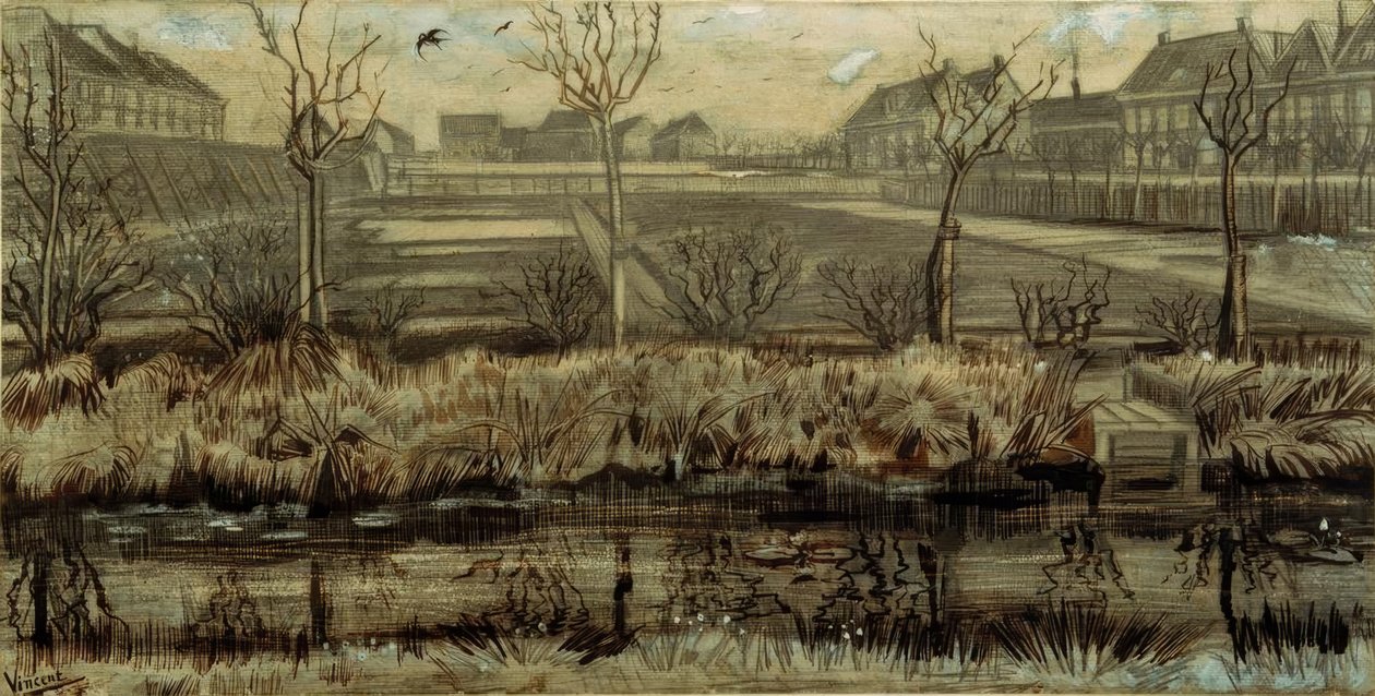Jardinage au Schenkweg - Vincent van Gogh