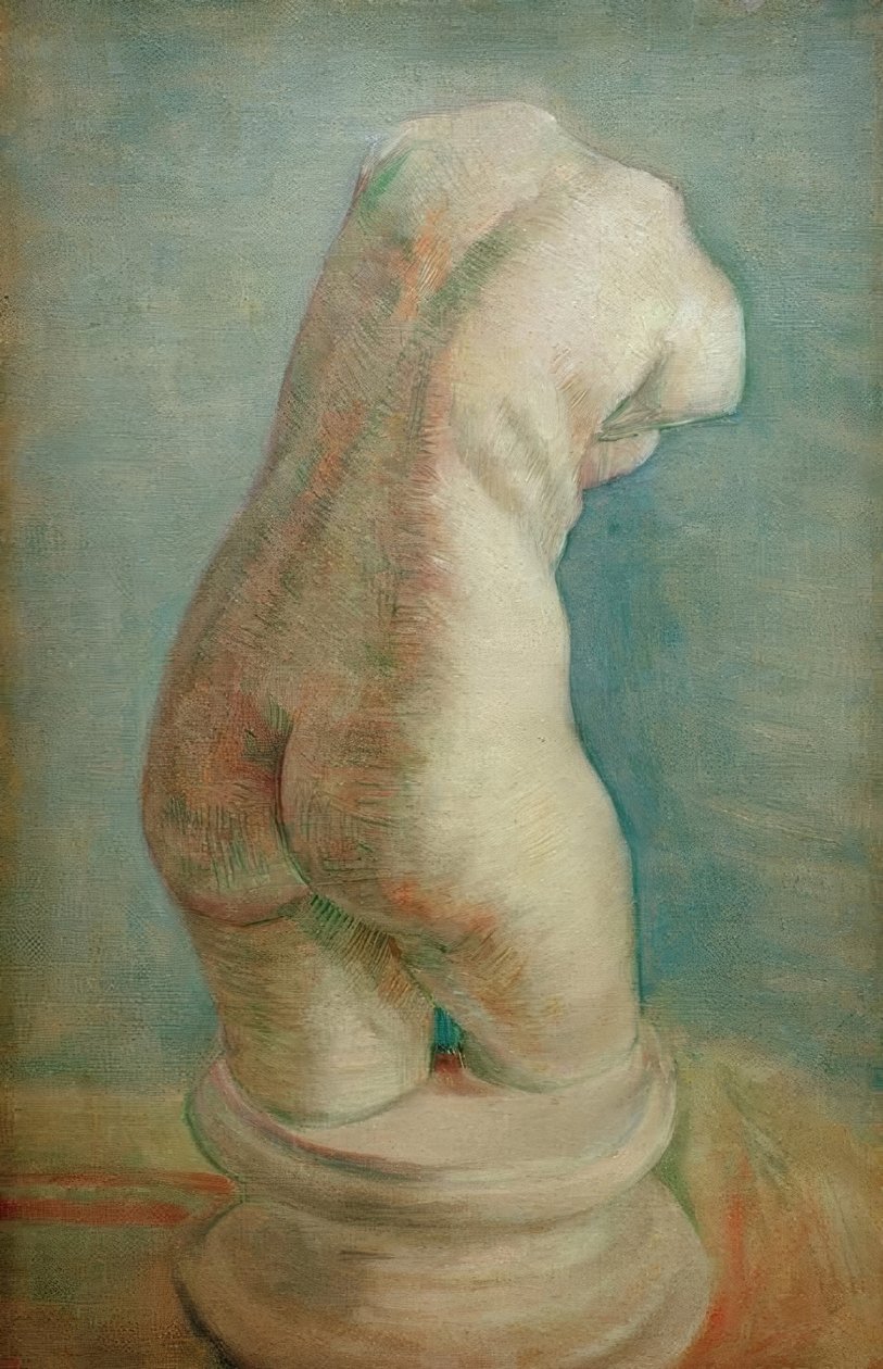 Torso en plâtre (féminin) de dos - Vincent van Gogh