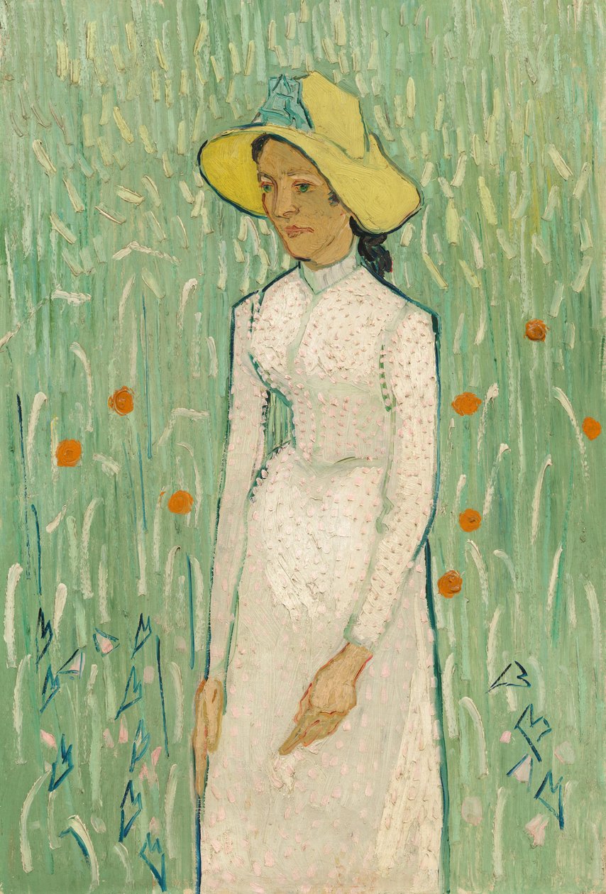 Fille en blanc - Vincent van Gogh