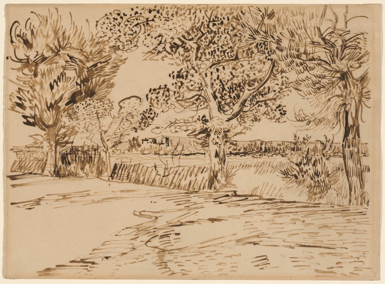 Paysage à Arles - Vincent van Gogh