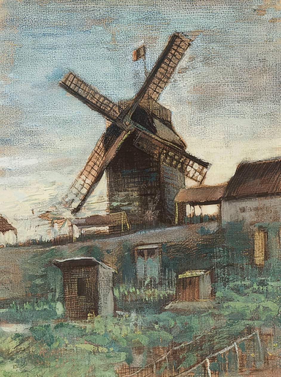 Le Moulin Le Blute-fin - Vincent van Gogh