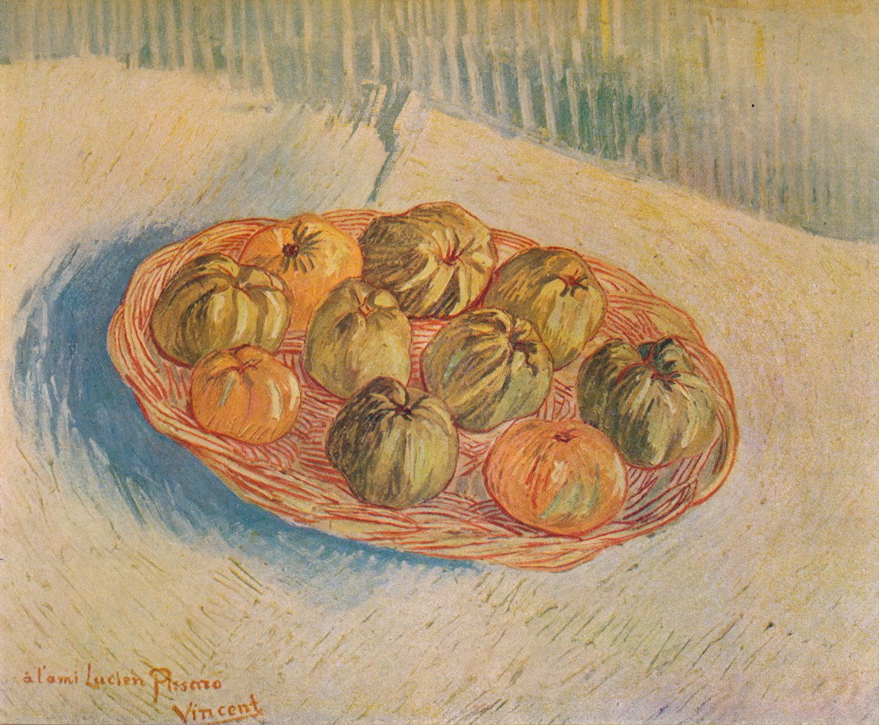 Panier rempli de pommes, 1887 - Vincent van Gogh