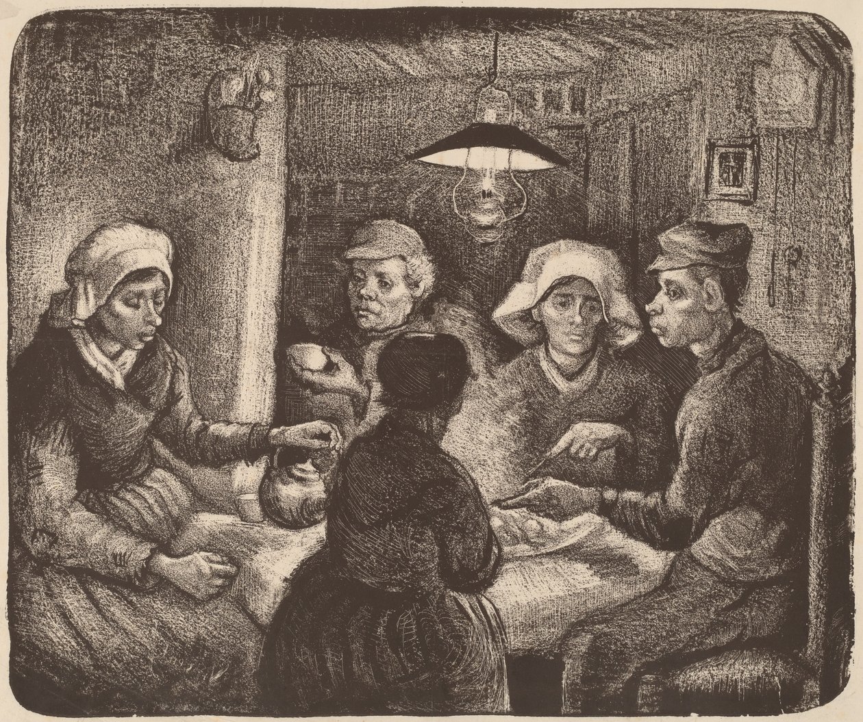 Les Mangeurs de pommes de terre, 1885 - Vincent van Gogh
