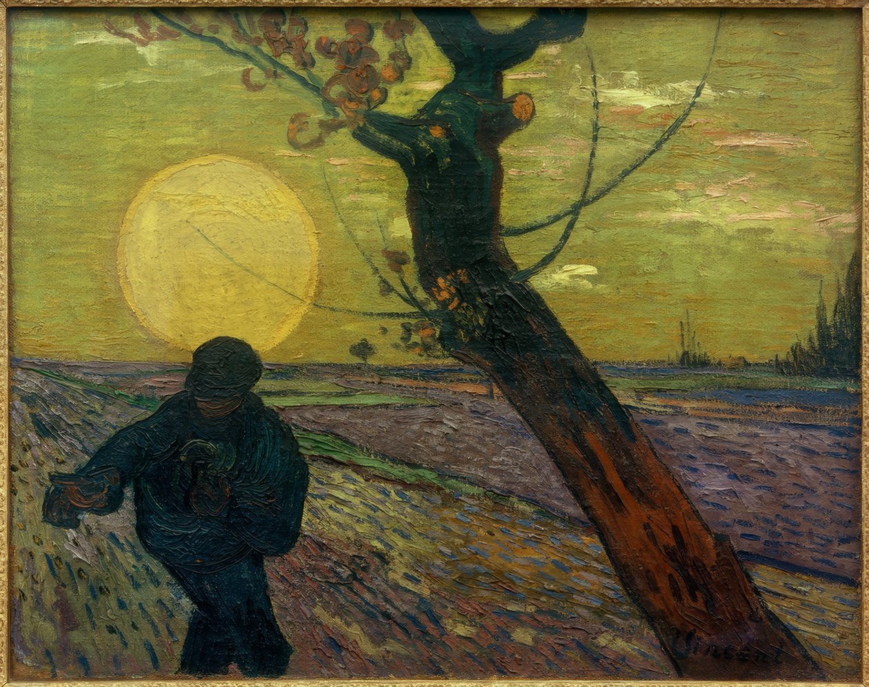 Semeur au coucher du soleil - Vincent van Gogh