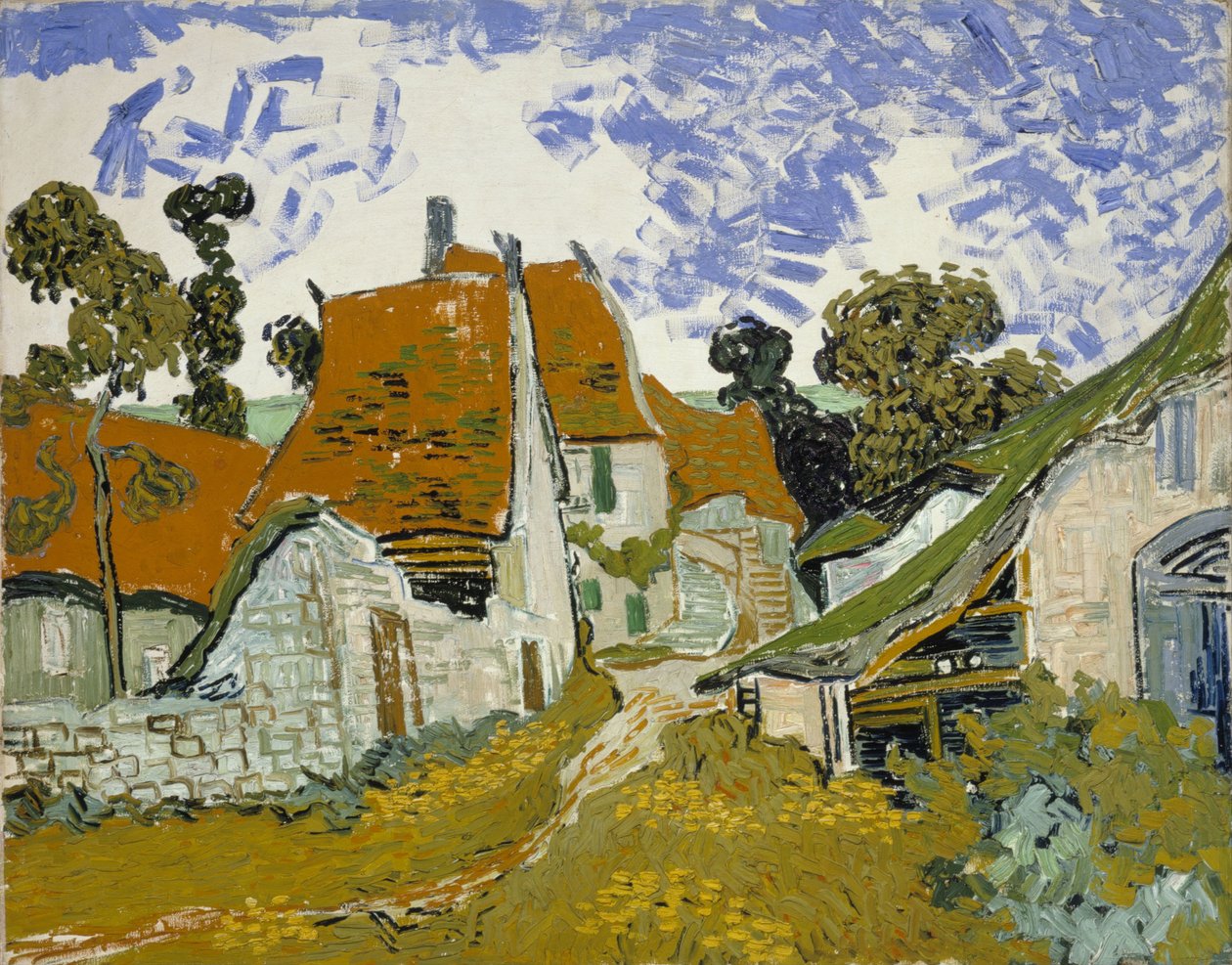 Rue à Auvers-sur-Oise - Vincent van Gogh