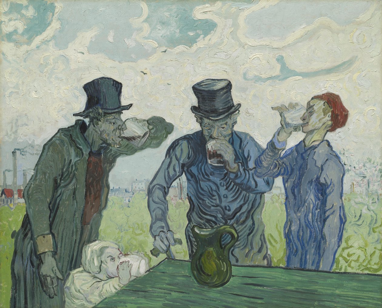 Les Buveurs, 1890 - Vincent van Gogh
