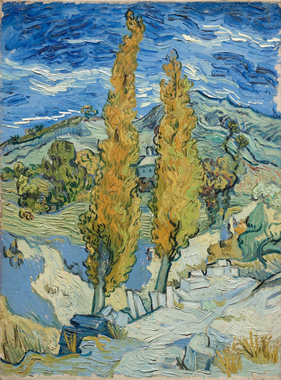Les Peupliers à Saint-Rémy, 1889 - Vincent van Gogh