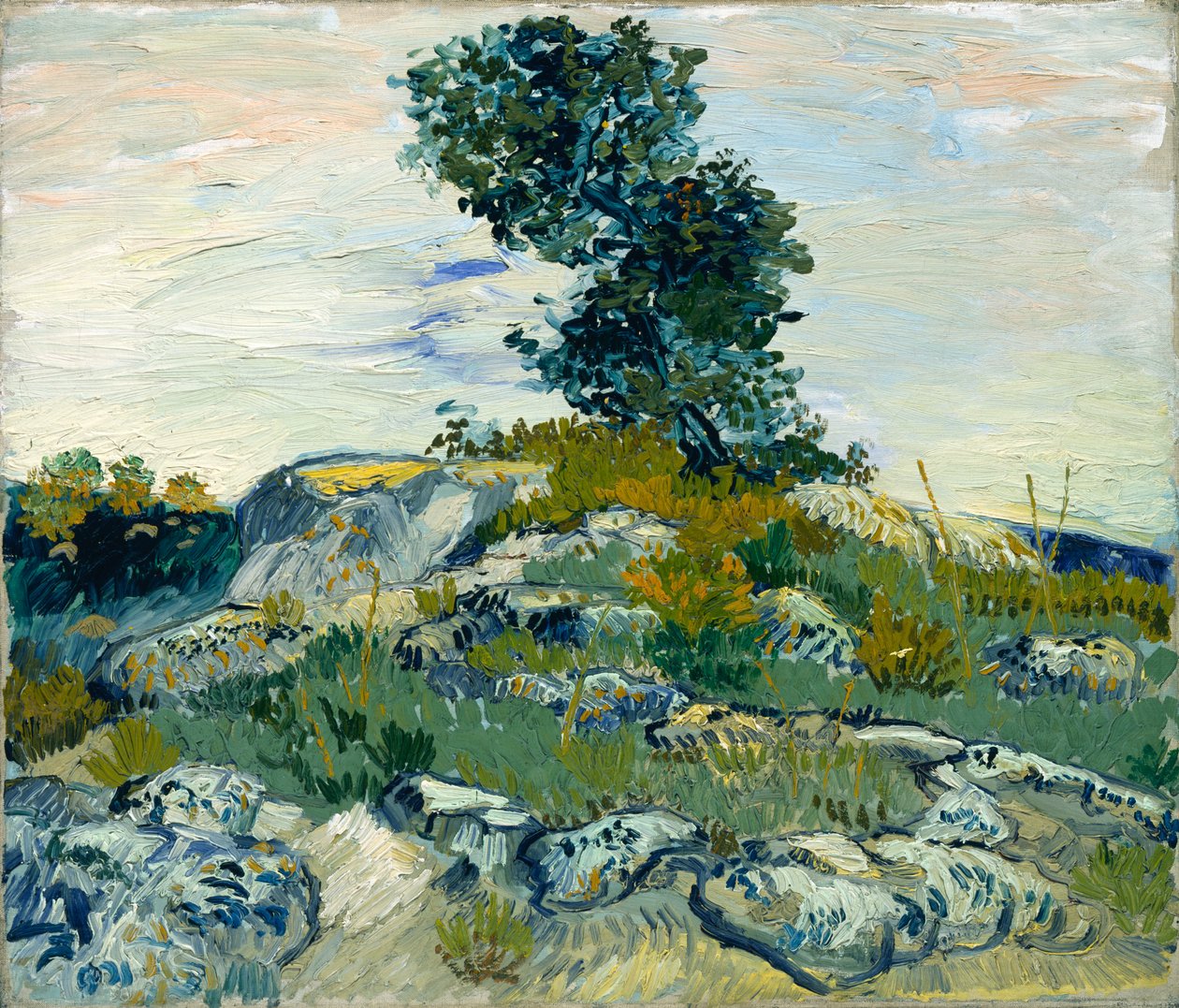 Les Roches - Vincent van Gogh