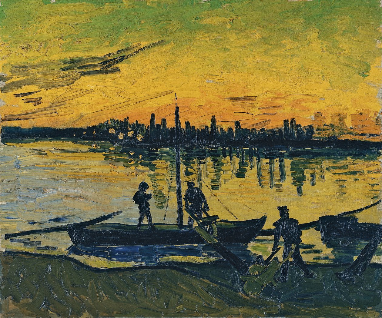 Les débardeurs à Arles, 1888 - Vincent van Gogh