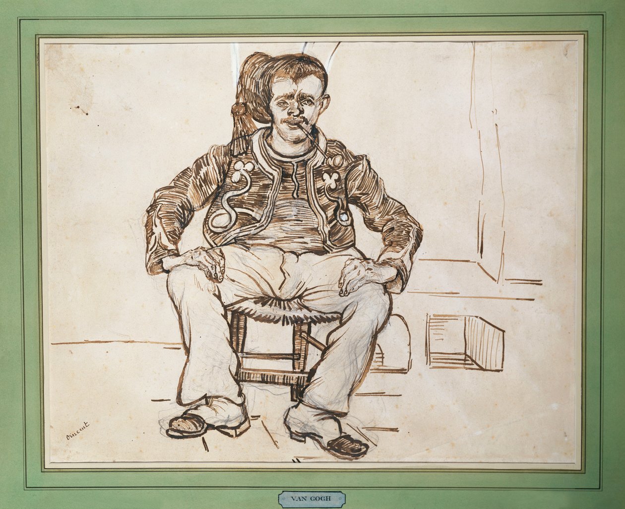 Le Zouave, assis, 1888 - Vincent van Gogh