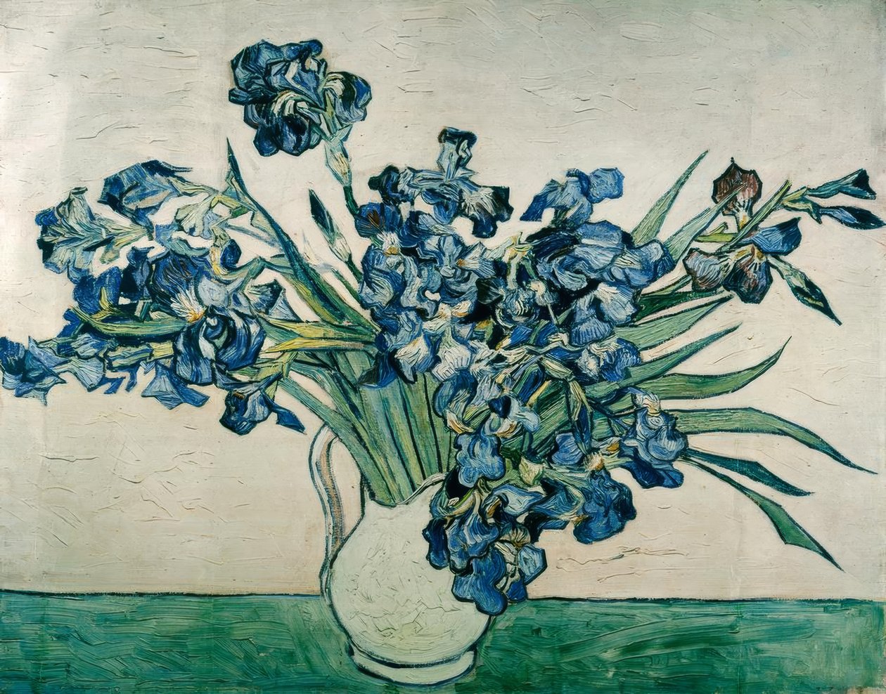 Vase avec iris - Vincent van Gogh