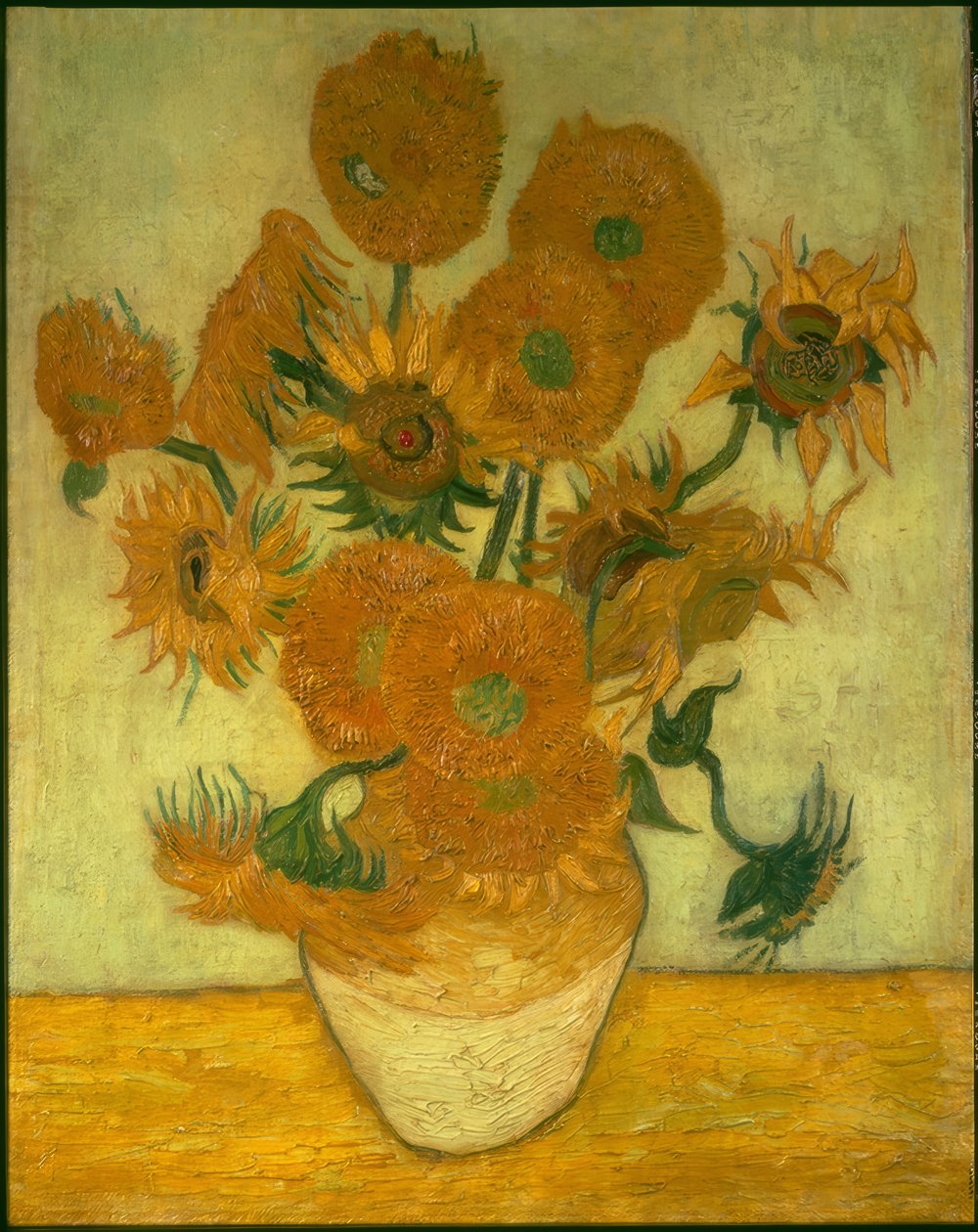 Quatorze tournesols dans un vase - Vincent van Gogh