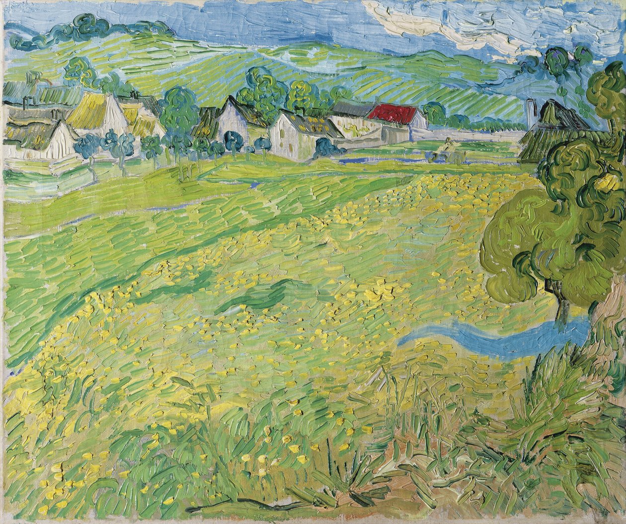 Vue de Vessenots à Auvers, 1890 - Vincent van Gogh