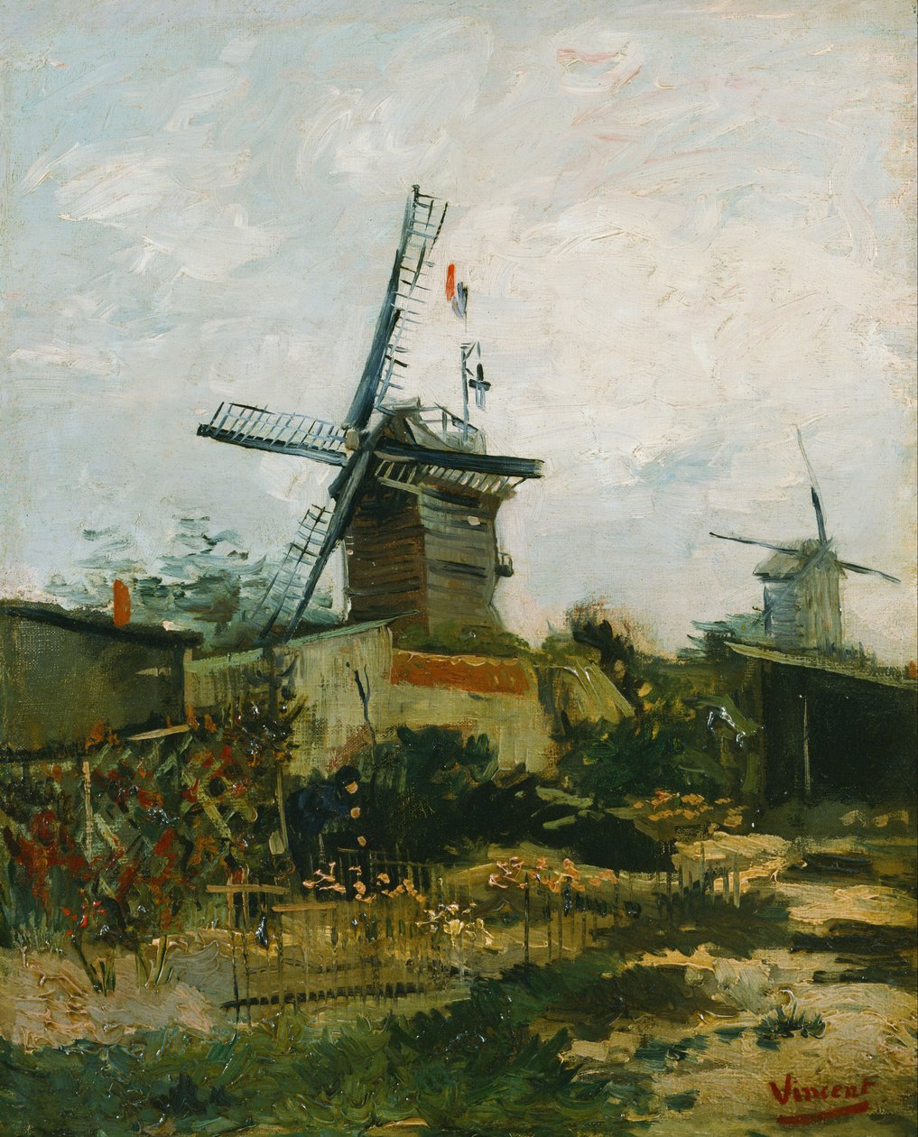 Moulins à vent sur Montmartre - Vincent van Gogh
