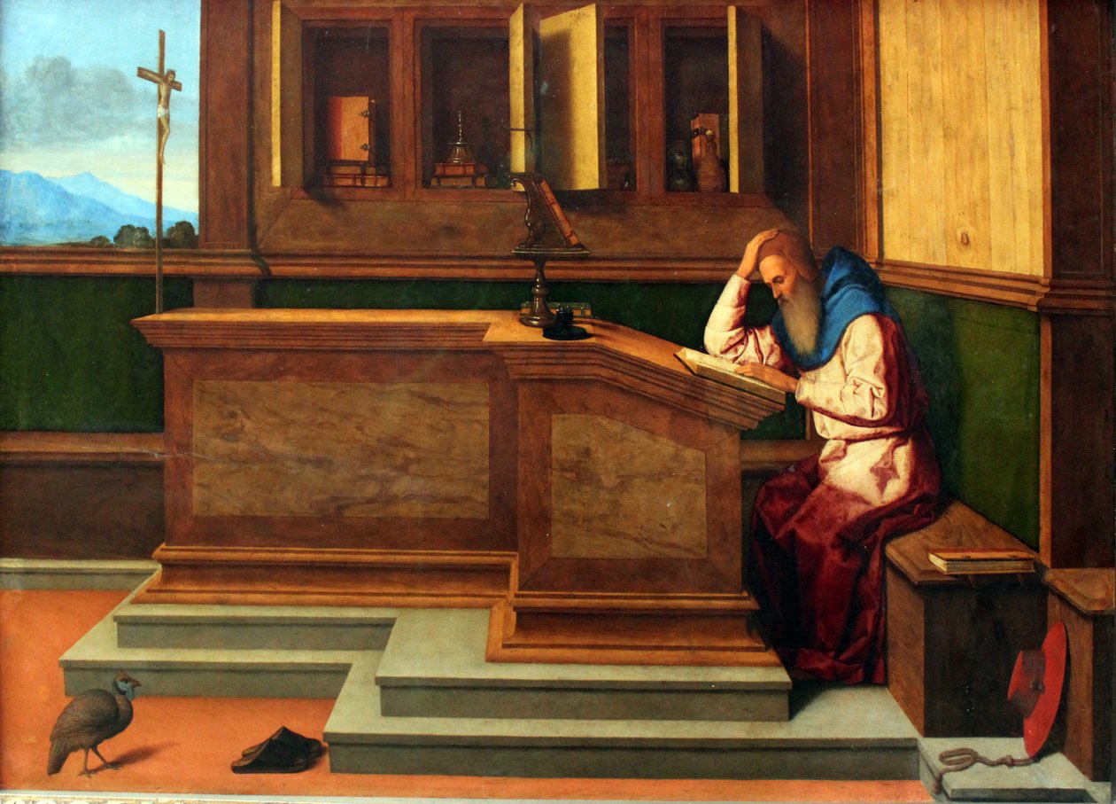 Saint Jérôme dans son étude - Vincenzo di Biagio Catena