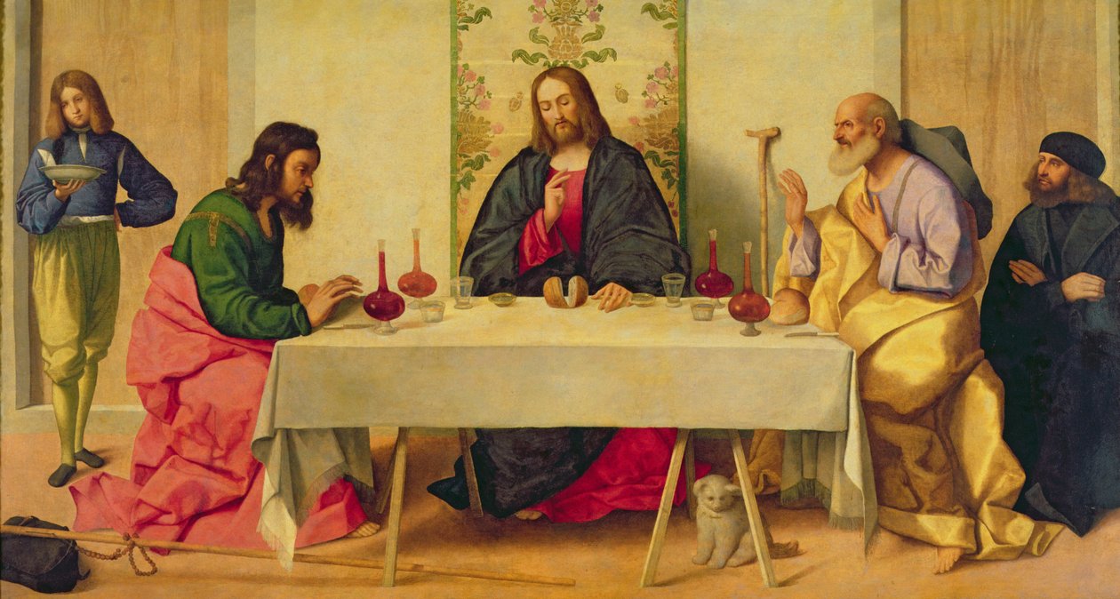 Le Souper à Emmaüs, 1520 - Vincenzo di Biagio Catena