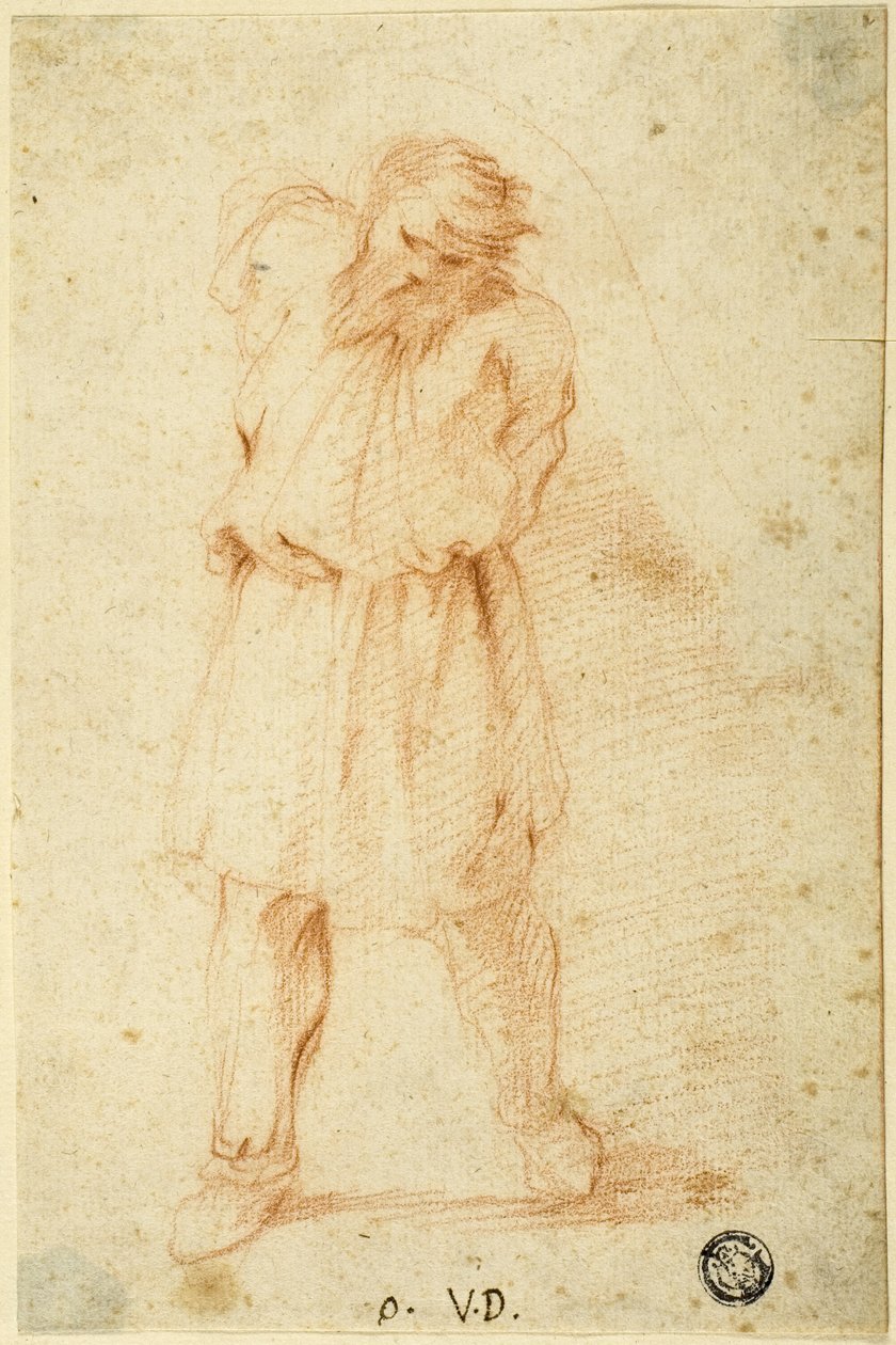 Personnage avec les bras attachés dans le dos - Vincenzo Dandini