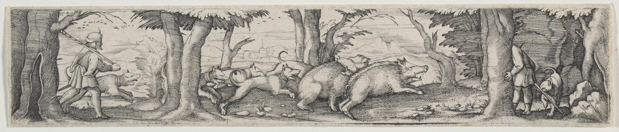 Chasse au Sanglier - Virgilius Solis