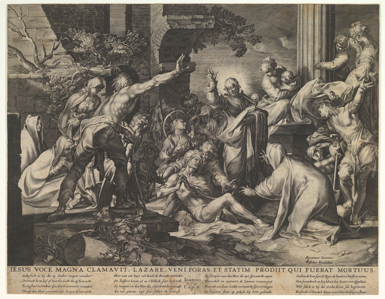 La Résurrection de Lazare, copie inversée - Vischer