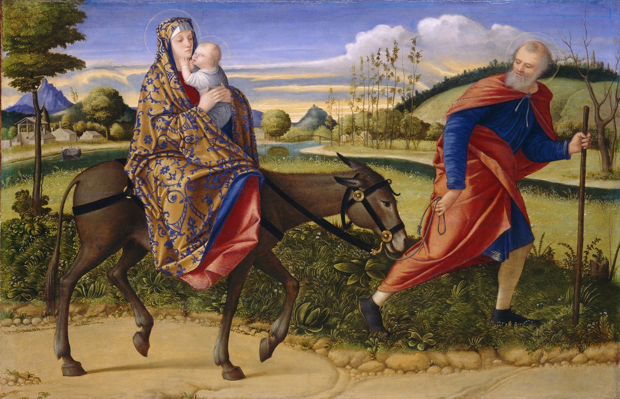 Fuite en Égypte - Vittore Carpaccio