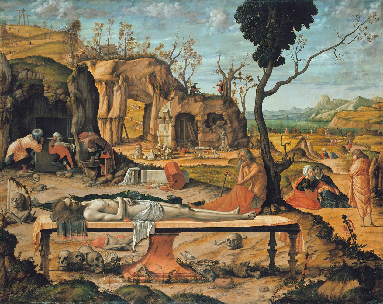 Préparation du tombeau du Christ - Vittore Carpaccio