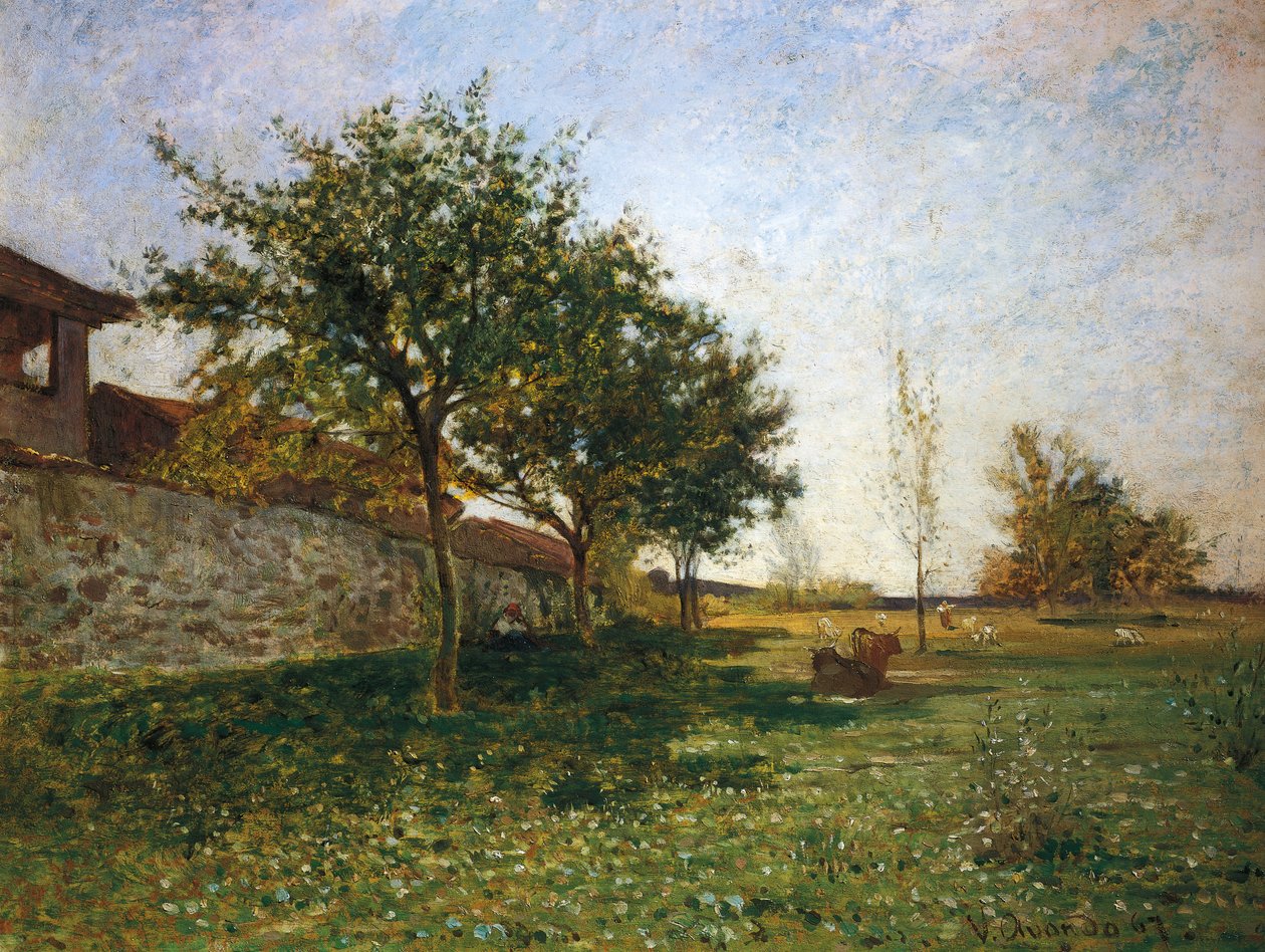 Campagne près de Gattinara - Vittorio Avondo
