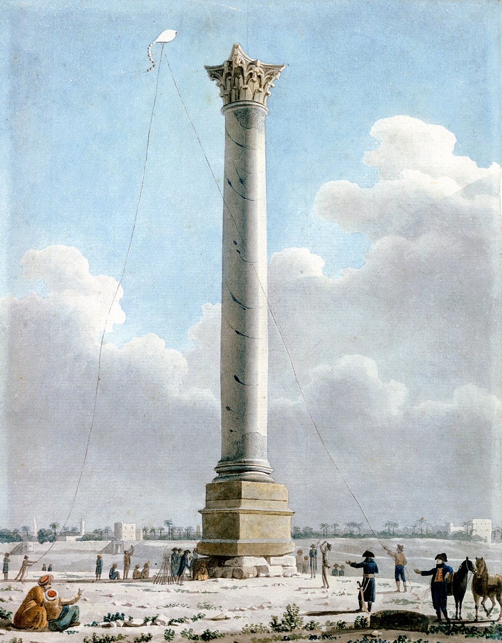 Colonne de Pompée, Alexandrie - Vivant Denon