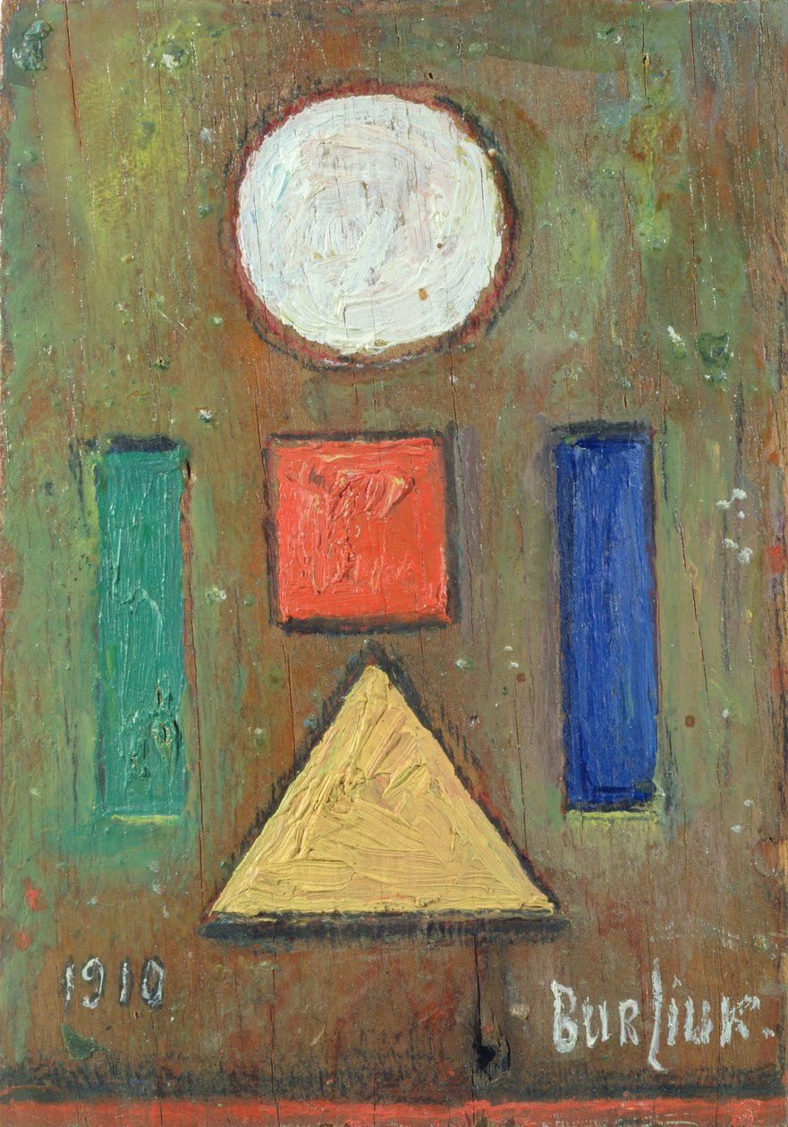Hommage à Cézanne - Vladimir Davidovich Burliuk