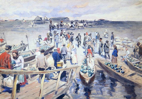 Transport des pastèques - Vladimir Egorovic Makovsky