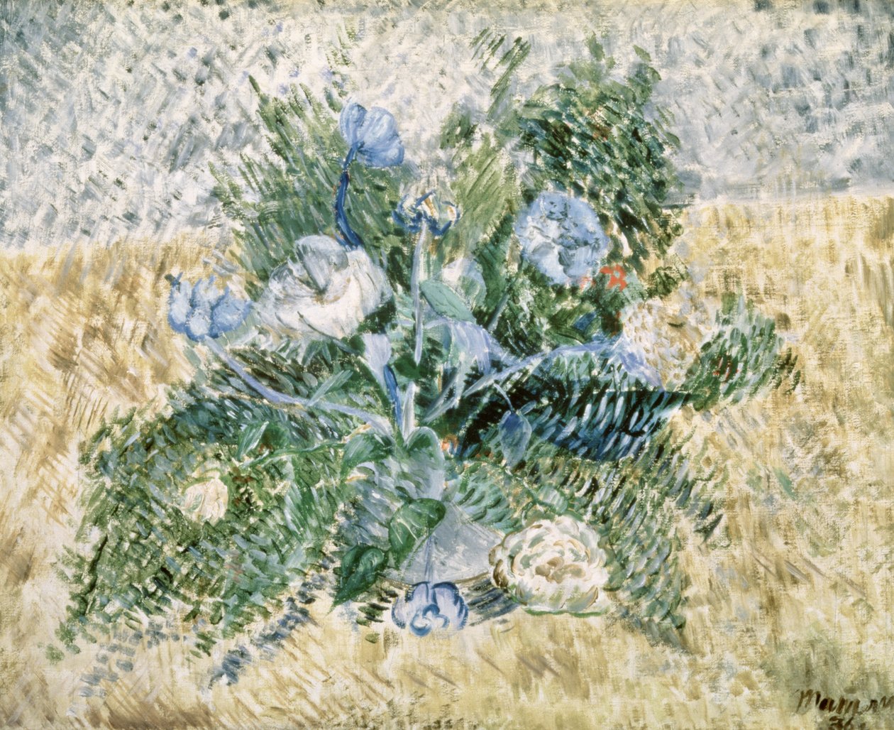 Fleurs bleues - Vladimir Evgrafovich Tatlin