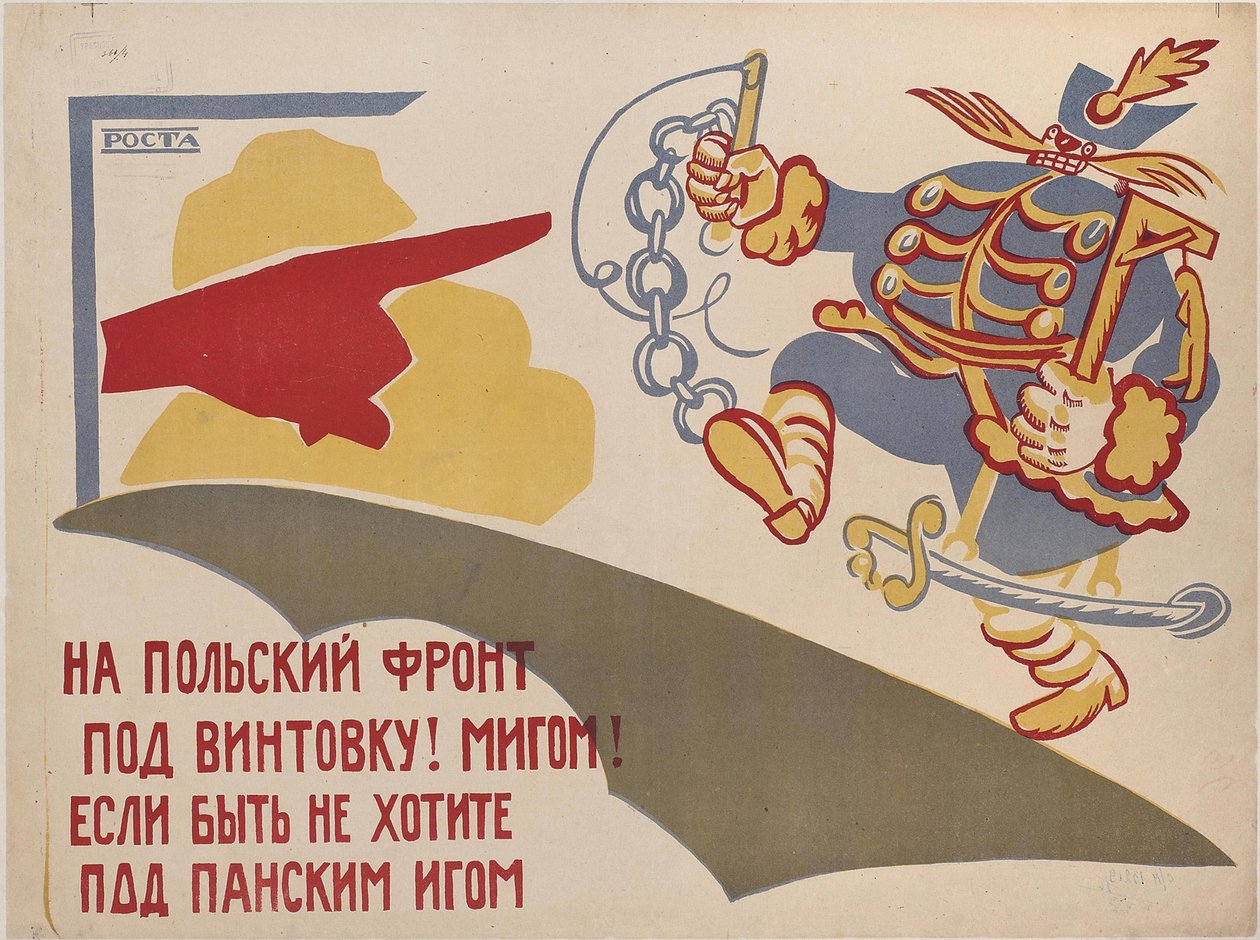 Vers le front polonais!, 1920 - Vladimir Vladimirovich Mayakovsky