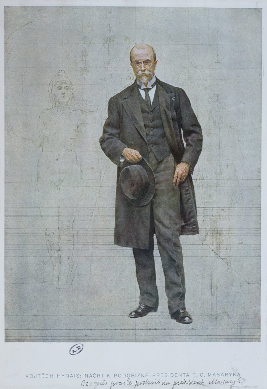 Thomas Garrigue Masaryk (1850-1937) - Vojtech Hynais