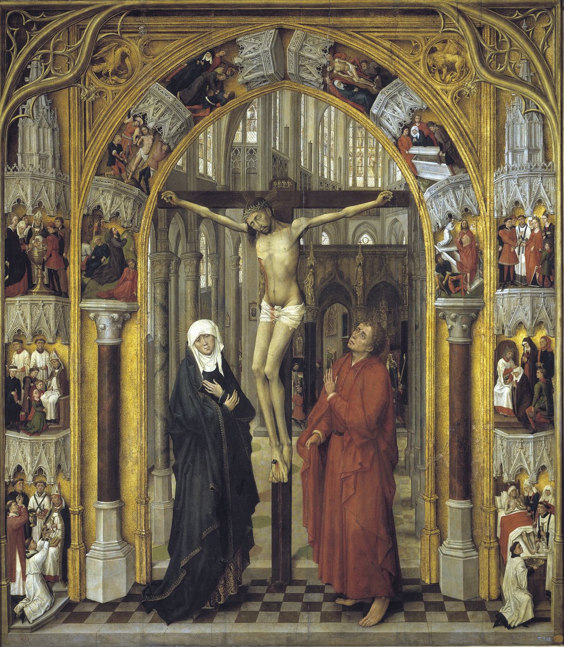 Triptyque de la Rédemption : La Crucifixion - Vrancke van der Stockt