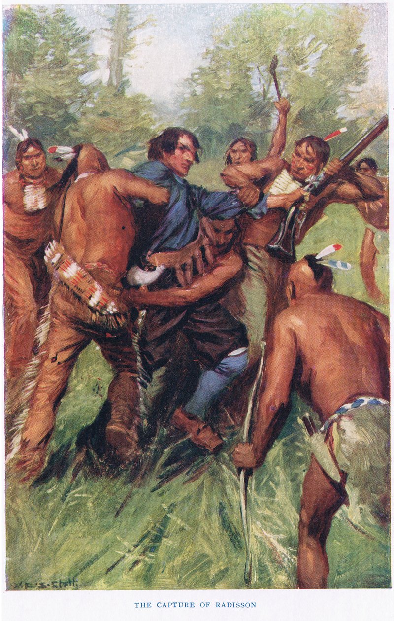 La capture de Radisson, illustration de 