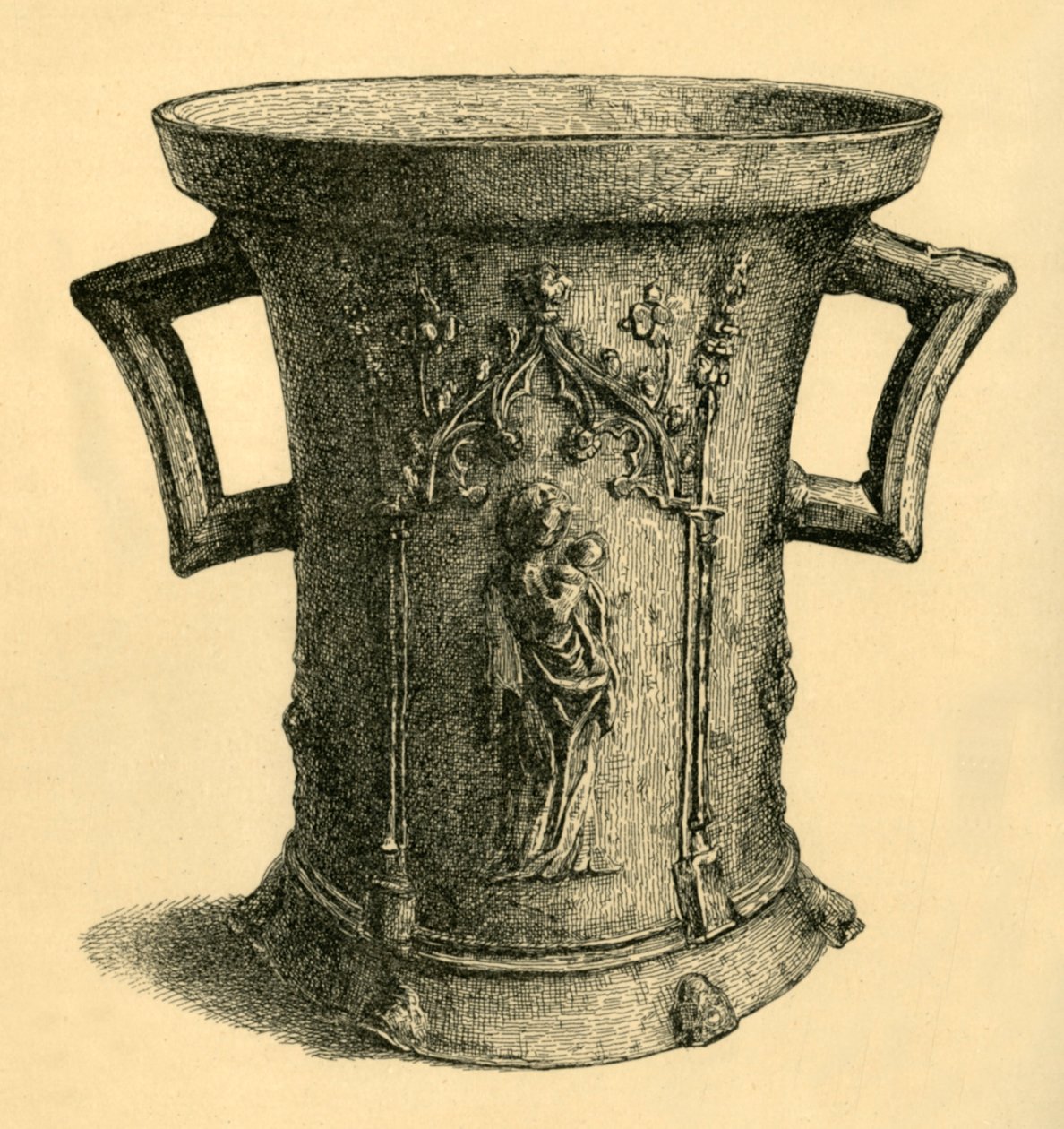 Mortier, 14ème siècle, 1881 - W. E. Mackaness