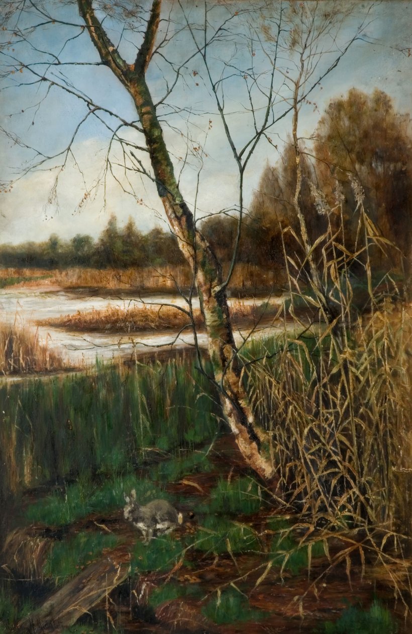 Automne à Olton Mill, XIXe siècle - W. H. Middleton