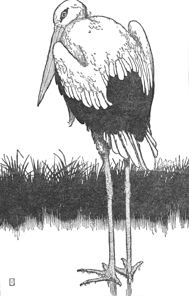 Père-Cigogne, vers 1930 - William Heath Robinson