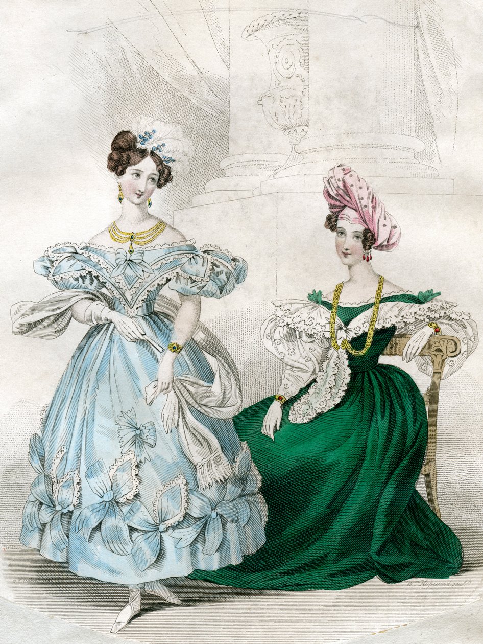 Mode féminine, vers 1830 - W Hopwood