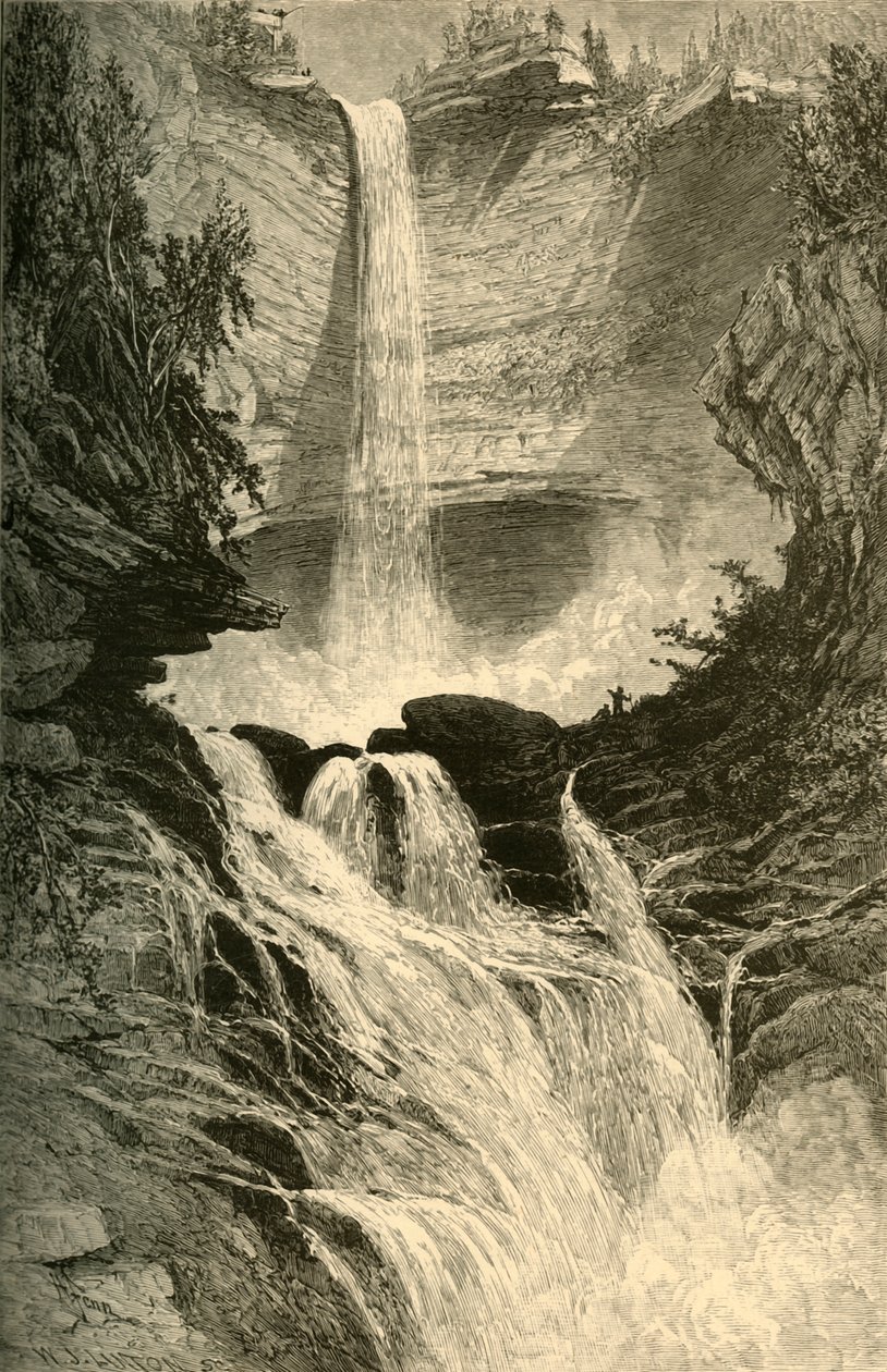 Chutes de Catskill, 1874 - W. J. Linton