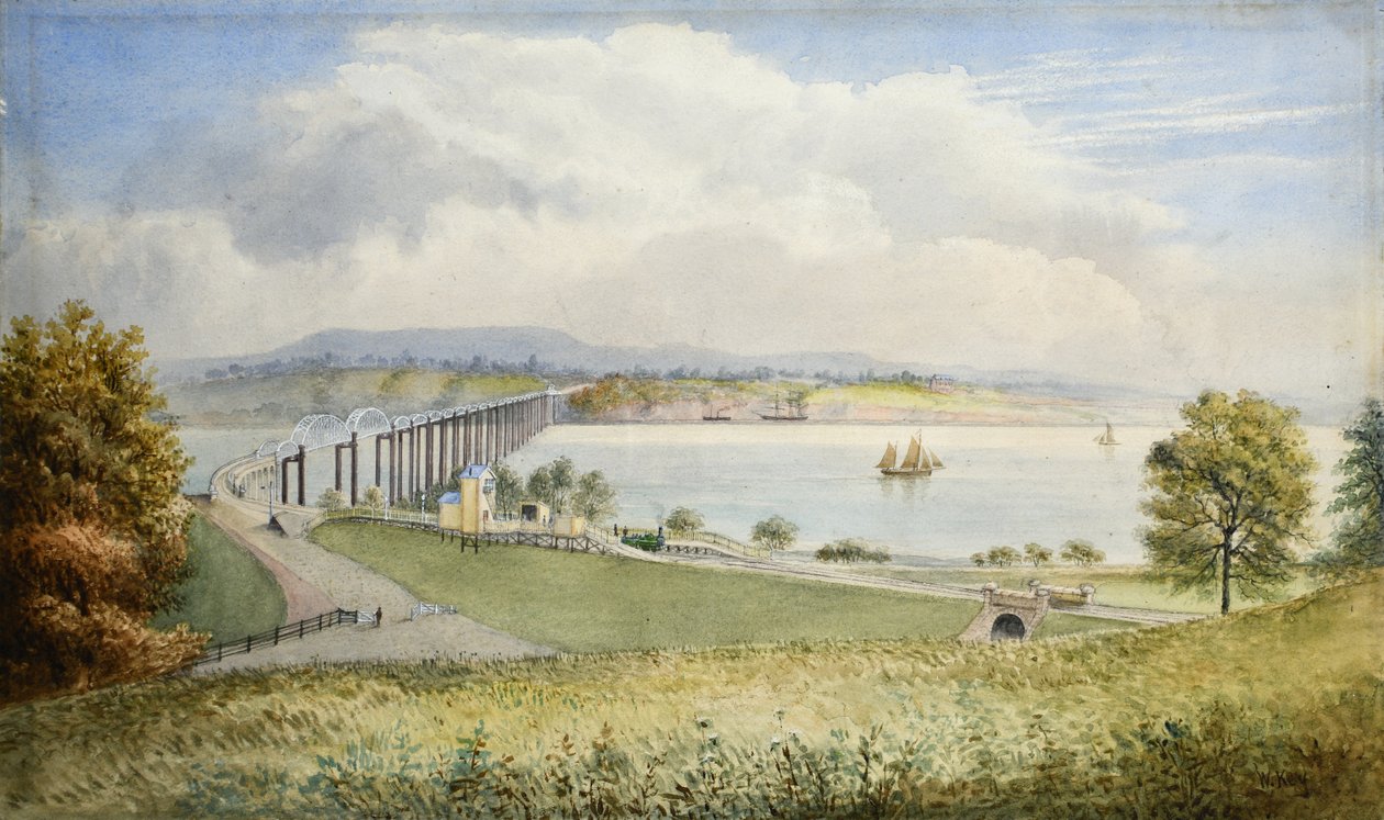 Pont ferroviaire de Severn - W. Key