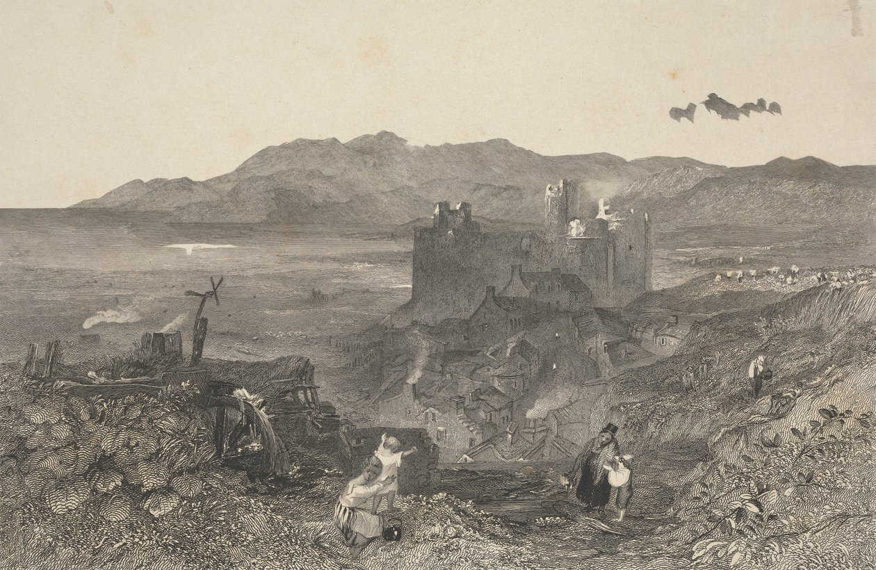 Château de Harlech, Pays de Galles du Nord - W. R. Smith