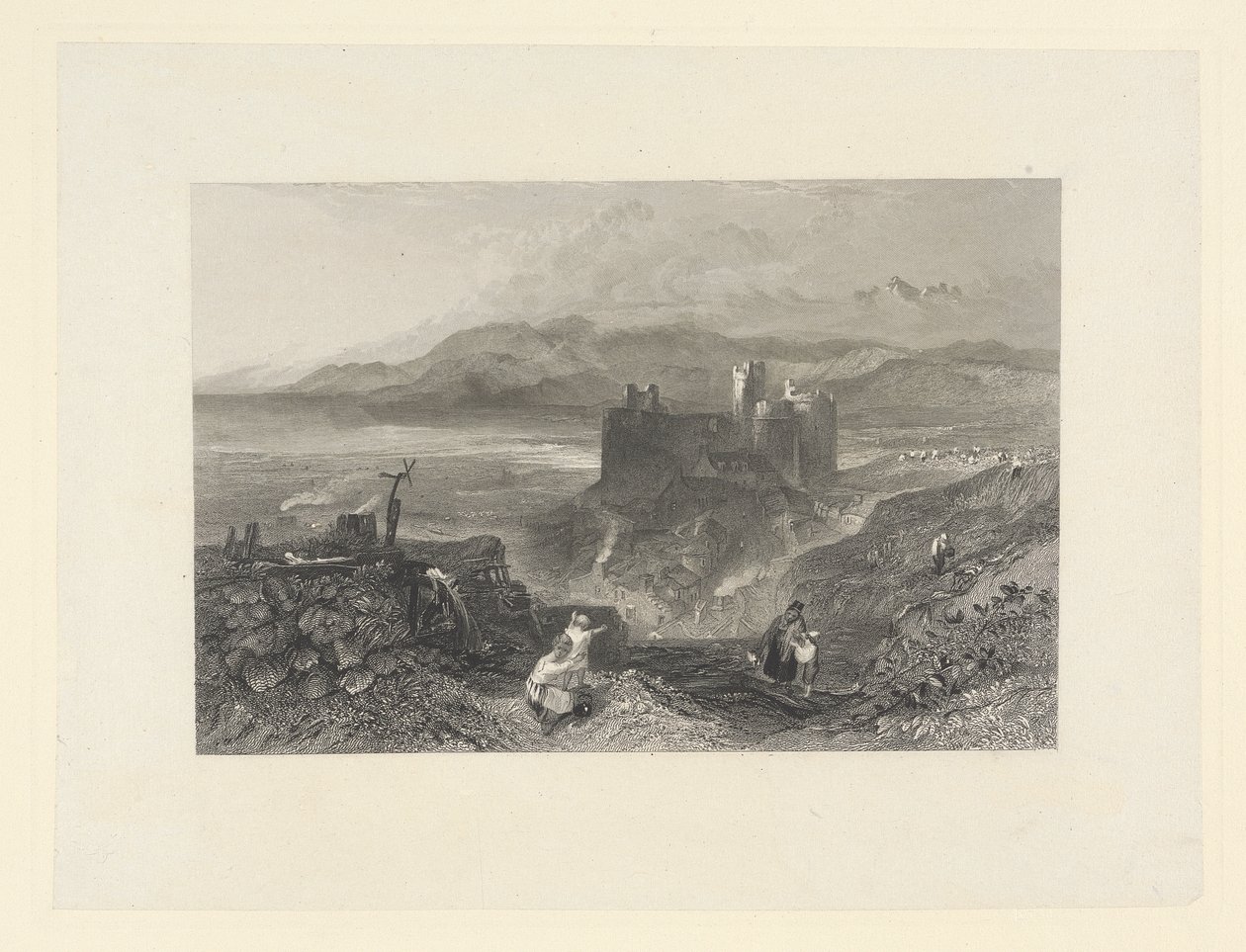 Château de Harlech, Pays de Galles du Nord - W. R. Smith